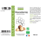 Propos'Nature Macadamia Organic Virgin Vegetable Oil - Elliotti
