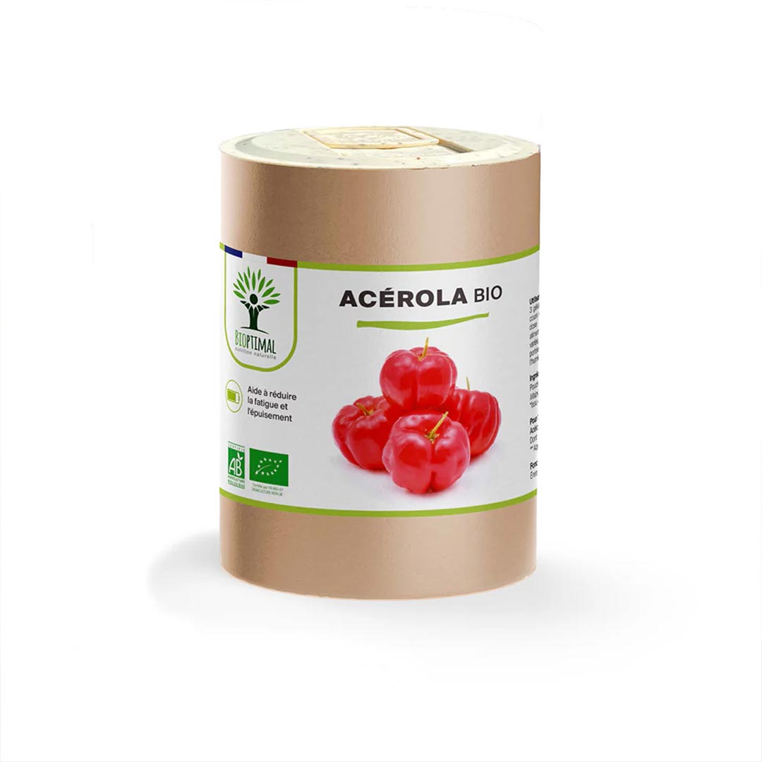 Bioptimal Organic Acerola, 200 capsules - Elliotti