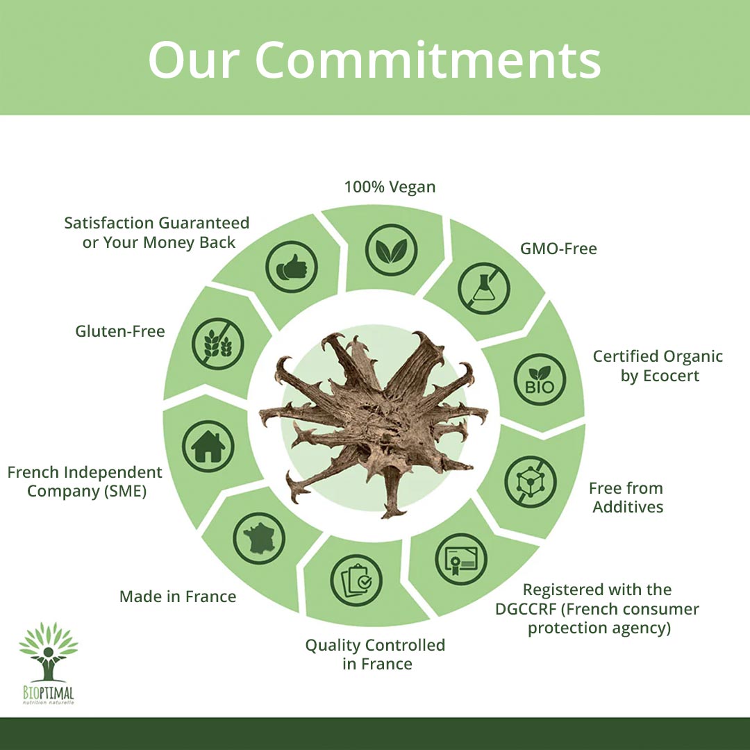 Bioptimal Organic Devil’s Claw, 200 Capsules - Elliotti