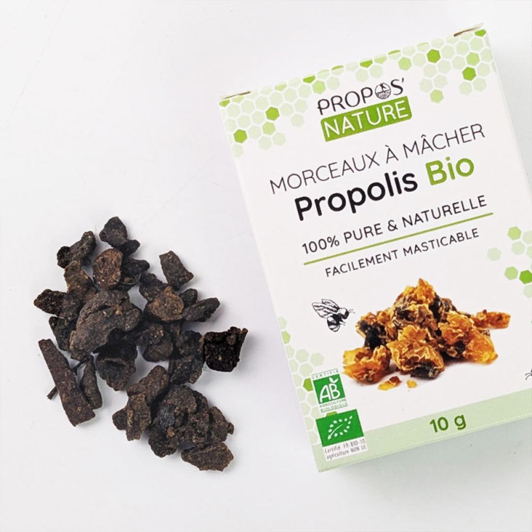 Propos'Nature Organic Pure Propolis to Chew, 10g - Elliotti