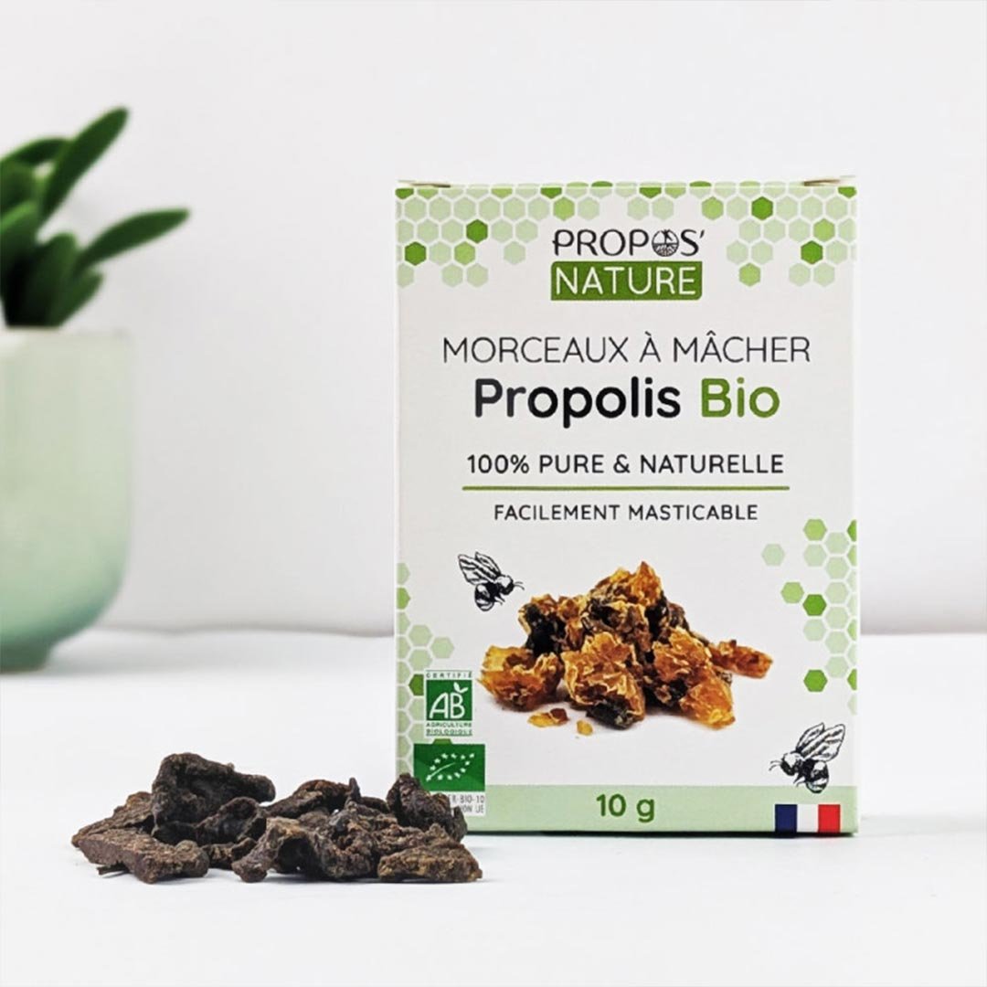 Propos'Nature Organic Pure Propolis to Chew, 10g - Elliotti