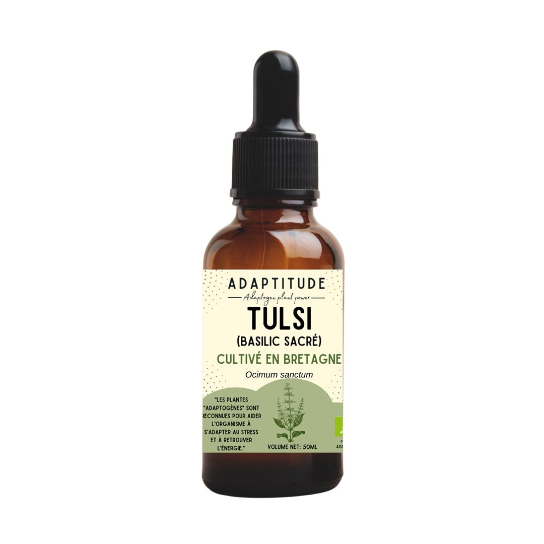 Adaptitude Organic Tulsi Extract - Holy Basil, 50 ml - Elliotti