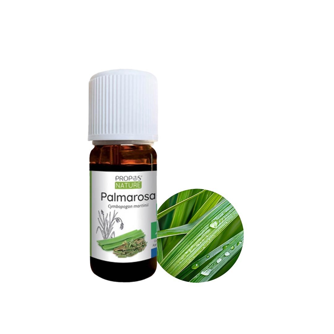 Propos'Nature Palmarosa Organic Essential Oil, 10ml - Elliotti