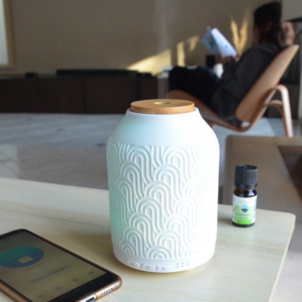 Zen Arome Prague Connected Ultrasonic Diffuser - Smart Home Compatible (Google & Alexa) - Elliotti