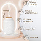 Zen Arome Prague Connected Ultrasonic Diffuser - Smart Home Compatible (Google & Alexa) - Elliotti