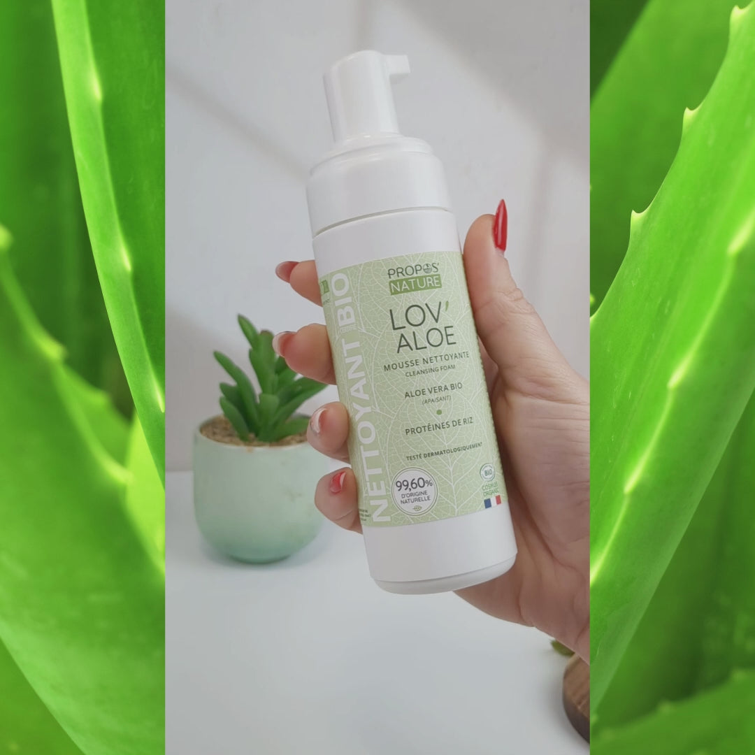 Lov'Aloe Vera Organic Mousse, 150ml - Video - Elliotti