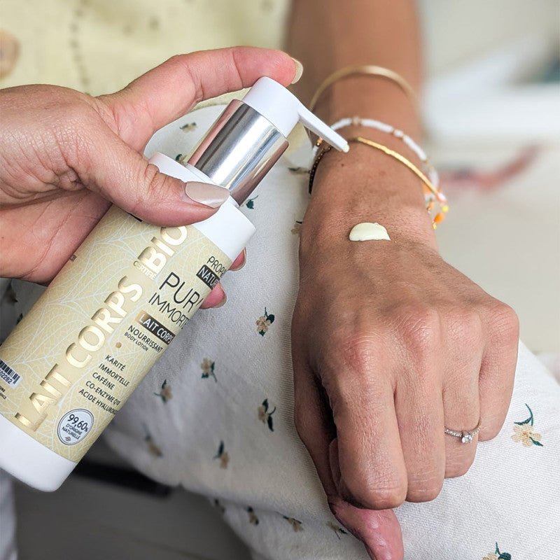 Propos'Nature Pur’Immortelle Firming Body Milk - Coenzyme Q10 & Caffeine - Elliotti