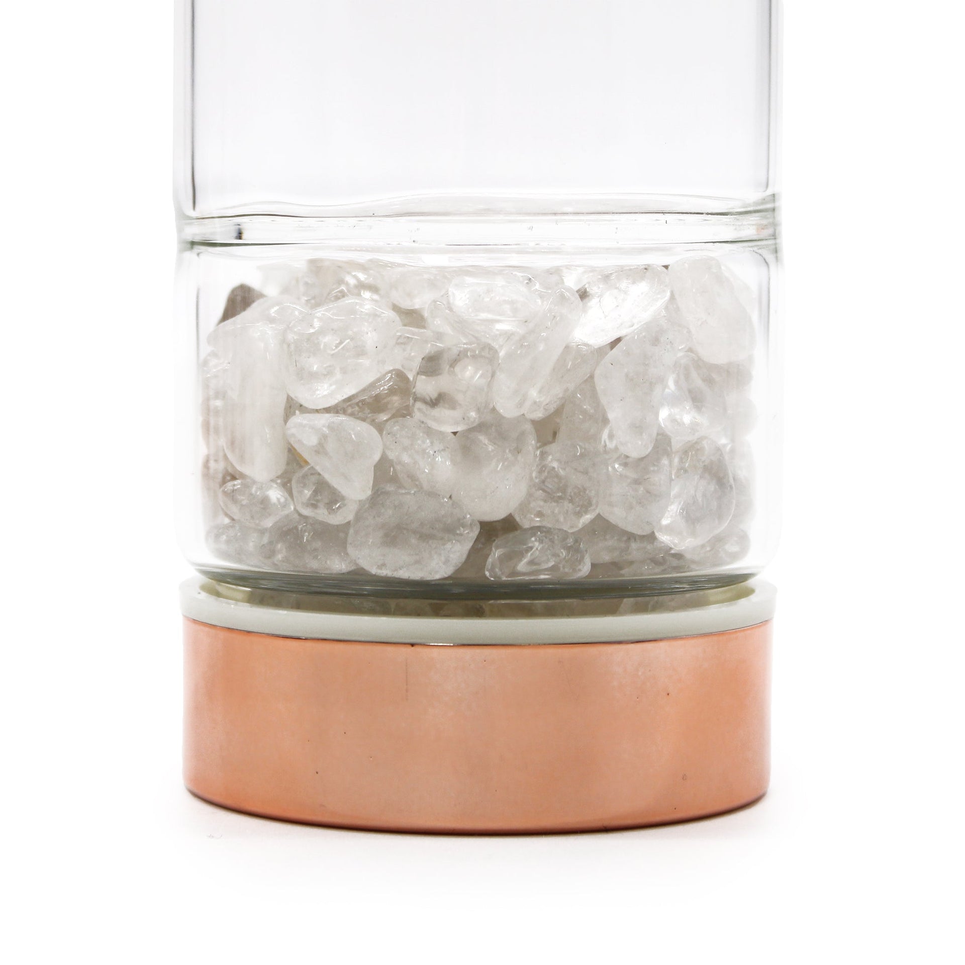 AW Artisan Rock Quartz Gemstone Tea Infuser Bottle - 500 ml - Elliotti