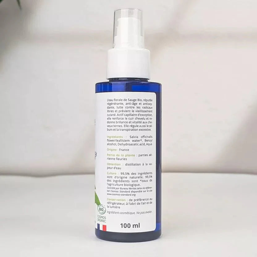 Propos'Nature Sage - Certified Organic Hydrosol, 100ml - Elliotti