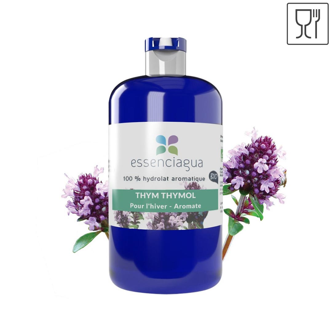 Essenciagua Thyme Thymol Organic Hydrosol, 250ml - Elliotti