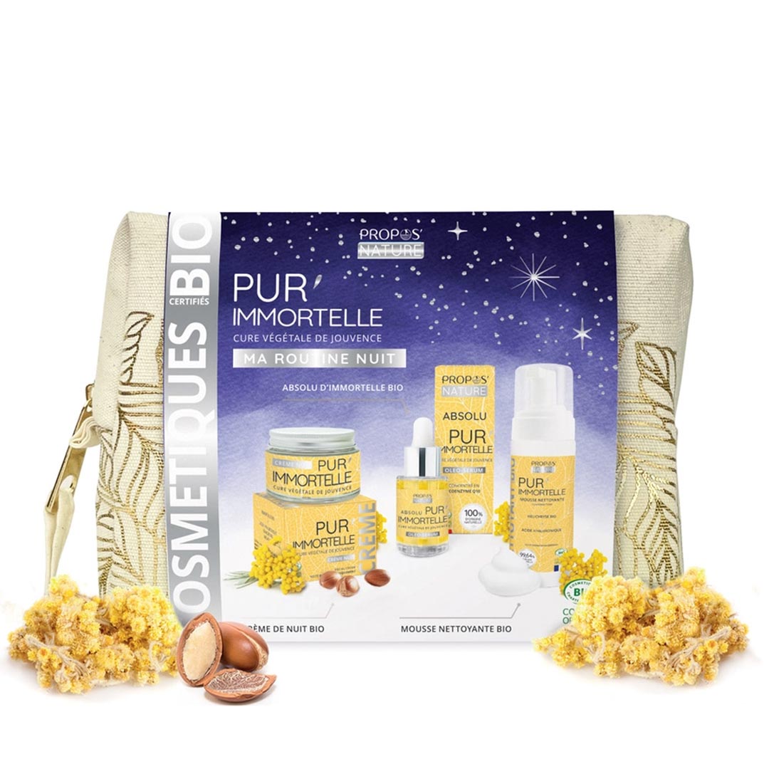 Laboratoire Propos'Nature Ultimate Night Anti - Aging Kit - Pur'Immortelle - Elliotti